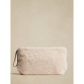 bananarepublic Faux Shearling Pouch Wristlet