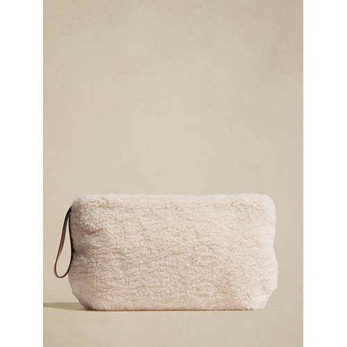 바나나리퍼블릭 bananarepublic Faux Shearling Pouch Wristlet