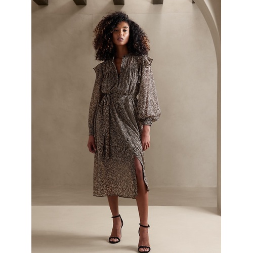 바나나리퍼블릭 bananarepublic Flutter Midi Shirtdress