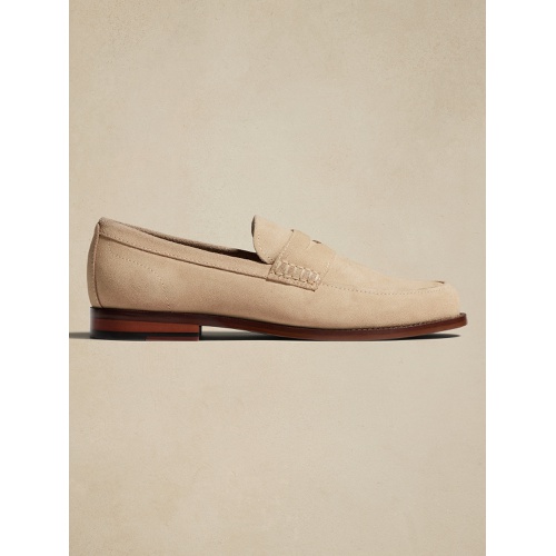 바나나리퍼블릭 bananarepublic Suede Penny Loafer