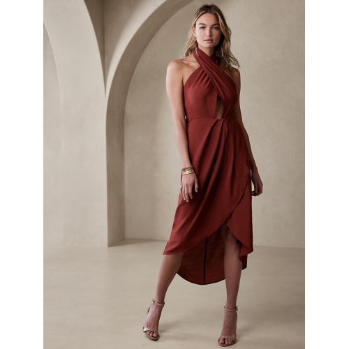 바나나리퍼블릭 bananarepublic Halter Maxi Dress