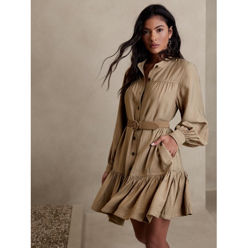 바나나리퍼블릭 bananarepublic Twill Mini Dress