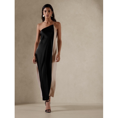 바나나리퍼블릭 bananarepublic One-Shoulder Maxi Dress