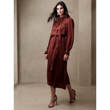 bananarepublic Fit-and-Flare Midi Dress