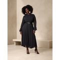 bananarepublic Pleated Maxi Shirtdress