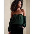 bananarepublic Sweetheart-Neck Blouse