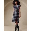 bananarepublic Flannel Midi Shirtdress