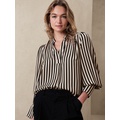 bananarepublic Volume-Sleeve Blouse