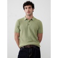 bananarepublic Wide Ribbed Polo Sweater