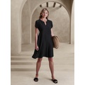 Split-Sleeve Mini Dress