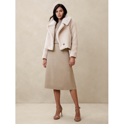 바나나리퍼블릭 Lurex Midi Sweater Skirt