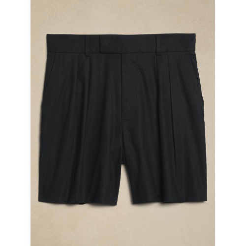 바나나리퍼블릭 Linen-Blend Trouser Short
