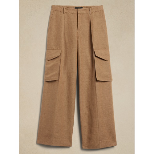 바나나리퍼블릭 Linen-Blend Cargo Trouser