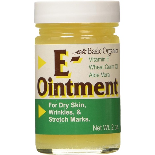  Basic Organics Basic Brands Vitamin E Ointment, 2 oz, Original (Pack of 3)