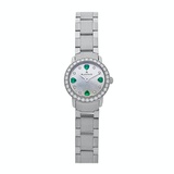 Blancpain Women Automatic Mother of Pearl, White Dial Watch 0062-1997 Emerald (Pre-Owned)