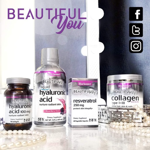  Bluebonnet Nutrition Beautiful Ally Collagen Caplets, Hydrolyzed Collagen from Grass Fed Cows, Collagen Peptides Type 1 & 3, Non GMO, Gluten Free, Soy Free, Milk Free, 90 caplets,