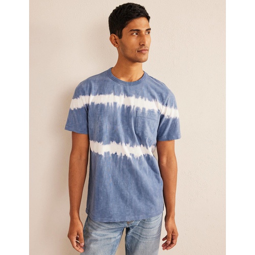 보덴 Boden Tie Dye Laundered T-shirt - True Navy