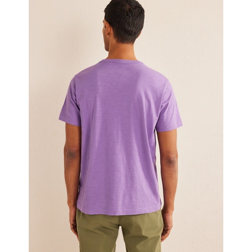 보덴 Boden Laundered Slub T-Shirt - Aster Purple