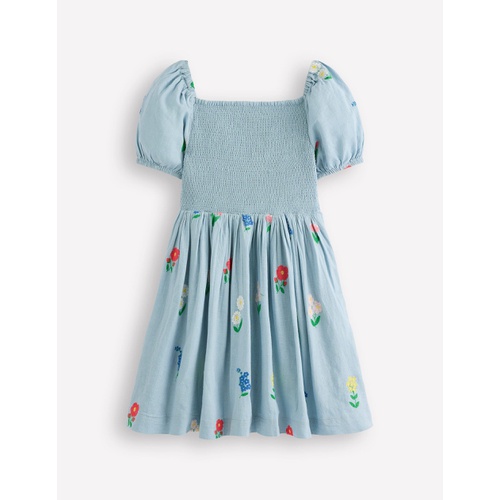 보덴 Boden Gwendolyn Cotton Linen Dress