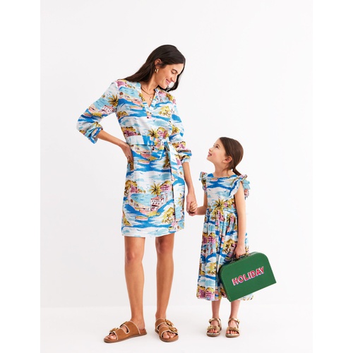 보덴 Boden Bow Back Midi Dress