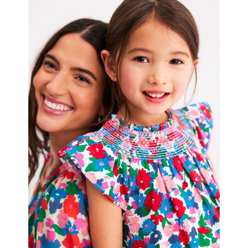 보덴 Boden Holiday Smocked Dress