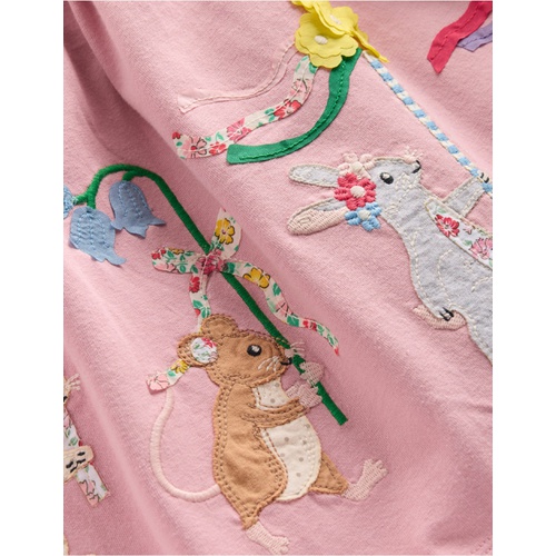 보덴 Boden Clare Shirred Applique Dress