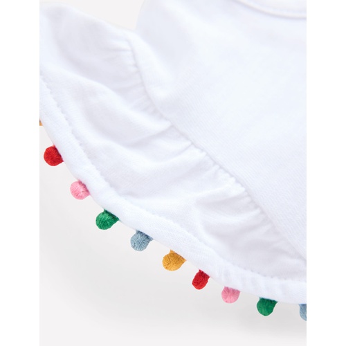 보덴 Boden Frill Sleeve Pom Top