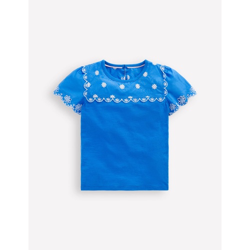 보덴 Boden Broderie Sleeve Tee