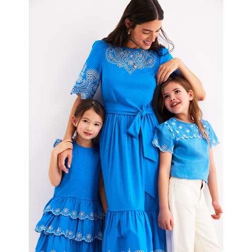 보덴 Boden Broderie Sleeve Tee