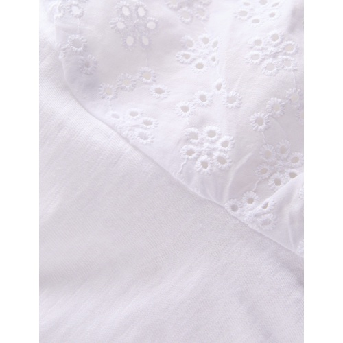 보덴 Boden Broderie Mix Tee
