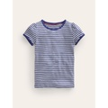 Boden Short Sleeve Pointelle Top