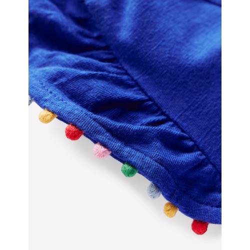보덴 Boden Frill Sleeve Pom Top