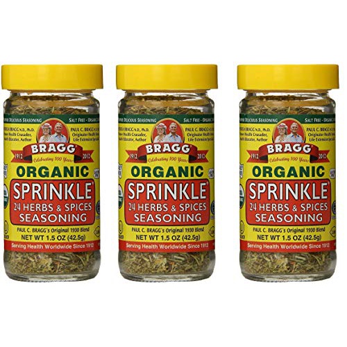 Bragg Sprinkle Herb and Spice Seasoning 1.5 Ounce - Pack 3