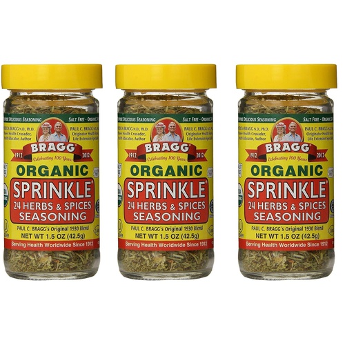  Bragg Sprinkle Herb and Spice Seasoning 1.5 Ounce - Pack 3