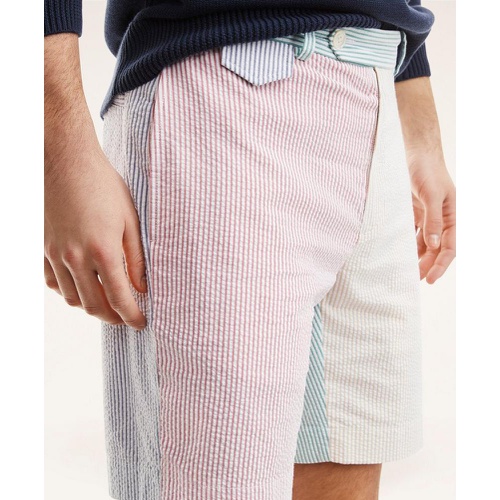 브룩스브라더스 Cotton Seersucker Fun Stripe Shorts