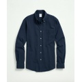 Washed Cotton Seersucker Button-Down Collar Sport Shirt