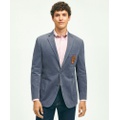 Classic Fit Stretch Cotton Fine-Wale Corduroy Embroidered Sport Coat