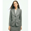 Pinstripe Jacket in Wool Blend