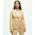 Peak Lapel Cotton Sateen Jacket