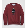 Henry Patch Sweatshirt in Garment-Washed Cotton