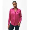 Relaxed Utility Blouse in Washable Silk