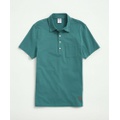 Washed Cotton Jersey Polo Shirt