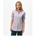 Thomas Mason X Brooks Brothers Luxury Fitted Cotton Shirt in Multistripe