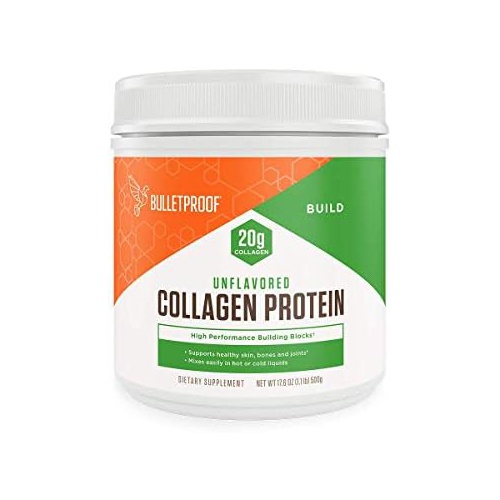  Bulletproof Collagen Protein Powder, Unflavored, Keto-Friendly, Paleo, Grass-fed Collagen, Amino Acid Building Blocks for High Performance (17.6 Ounce)