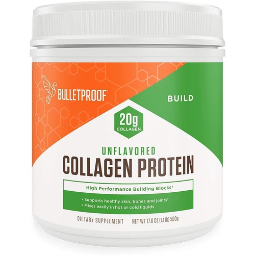  Bulletproof Collagen Protein Powder, Unflavored, Keto-Friendly, Paleo, Grass-fed Collagen, Amino Acid Building Blocks for High Performance (17.6 Ounce)