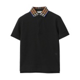 Burberry Kids Johane Check EKD Polo Shirt (Toddler/Little Kid/Big Kid)