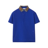 Burberry Kids Johane Check EKD Polo Shirt (Toddler/Little Kid/Big Kid)