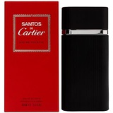 Cartier Santos De Eau de Toilette Spray for Men, 3.3 Ounce