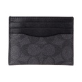 COACH Flat Card Case in Signature