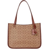 COACH Coated Canvas Signature Tyler Carryall